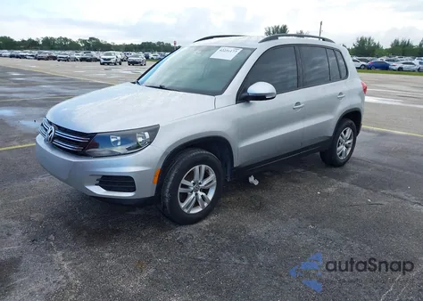 2016 Volkswagen Tiguan S из США, поврежденный, VIN WVGAV7AX5GW592721